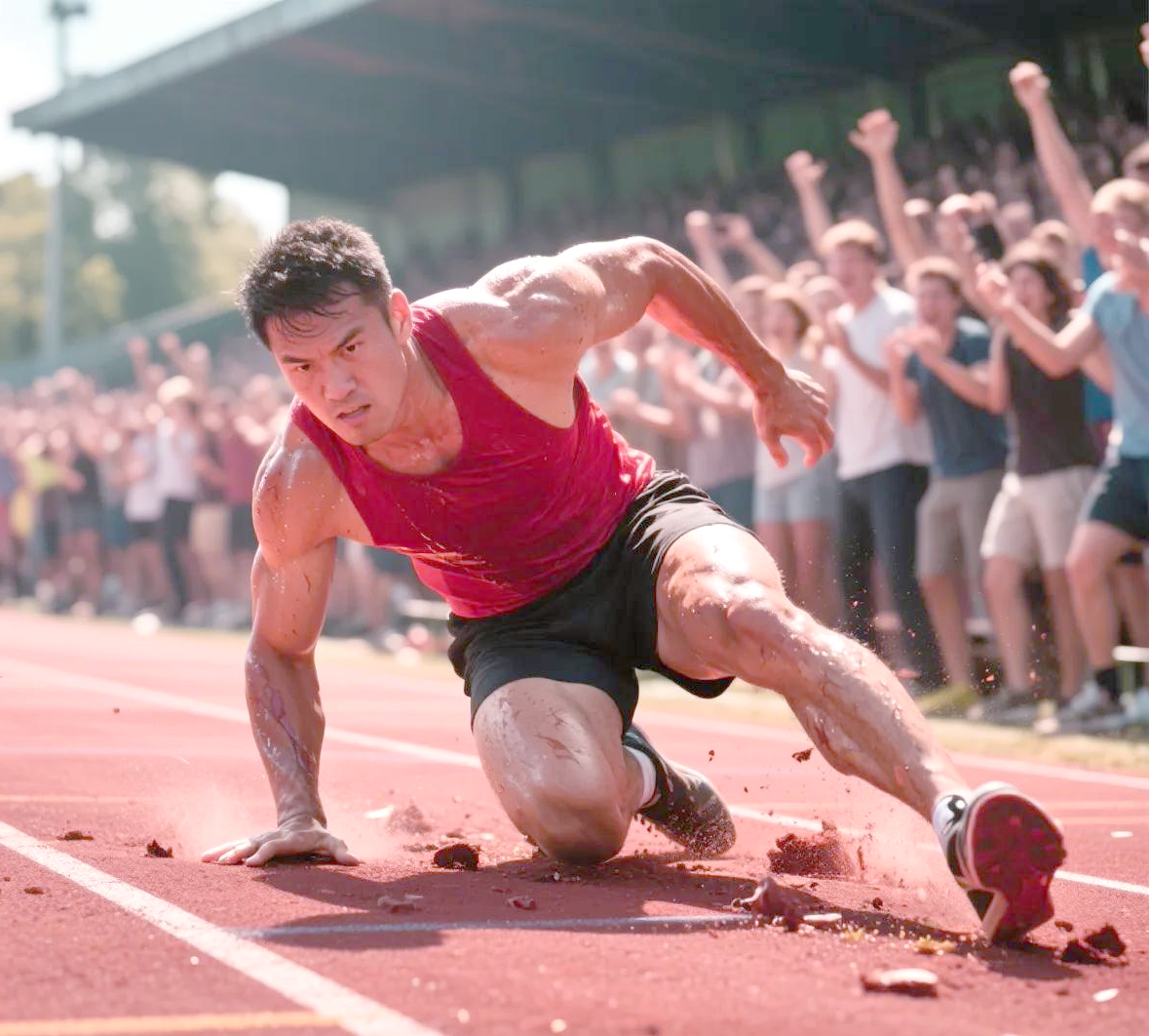 赛场上的挑战，无不体现出球员的拼搏精神